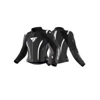 Shima Куртка Кожаная женская Miura 2.0 Black/White в Саратове