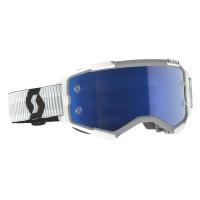Scott Очки кроссовые Fury white blue chrome works в Саратове