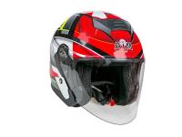 AiM Шлем открытый JK526 Red/Grey/Black в Саратове