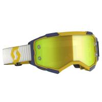 Scott Очки кроссовые Fury yellow/blue yellow chrome works в Саратове