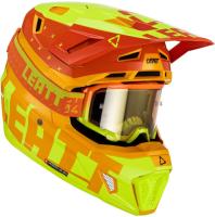 Leatt Шлем кроссовый Kit Moto 7.5 V23 Citrus в Саратове