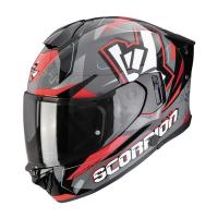 Scorpion Exo Мотошлем Exo-530 Air Rok Серый/Черный/Красный в Саратове