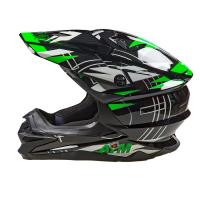 AiM Шлем кроссовый JK803S Green/Black в Саратове