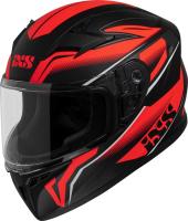 IXS Шлем 136 2.0 Kids Star 2 Черно-красно матовый в Саратове