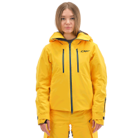 Dragonfly Куртка утепленная Gravity Premium Woman Yellow-Dark Ocean в Саратове