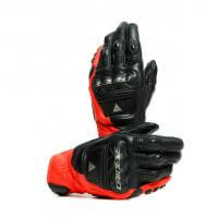 Dainese Перчатки кожаные 4-Stroke 2 Black/Fluo-Red в Саратове