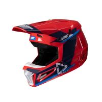 Leatt Шлем кроссовый детский Helmet Kit Moto 3.5 Jr V25 Royal в Саратове
