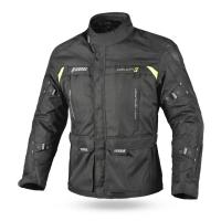 Dimox Мотокуртка текстиль Explorer Mens Touring Black/Yellow в Саратове
