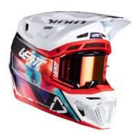 Leatt Шлем кроссовый 8.5 Royal Blue-Red V26 + очки Velocity 5.5 в Саратове