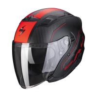 Scorpion Exo Мотошлем Exo-230 Condor Черный Матовый/Красный/Карбон в Саратове