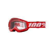 100% Очки подростковые Strata 2 Junior Red / Clear в Саратове