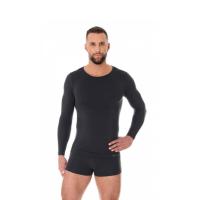 Brubeck Футболка мужская дл.рукав Comfort Wool Графит в Саратове