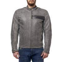 Moteq Куртка кожаная Defender grey в Саратове
