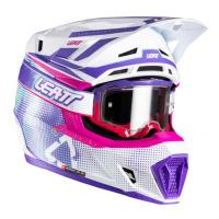 Leatt Шлем кроссовый  7.5 V26 Purple + очки Velocity 4.5 в Саратове