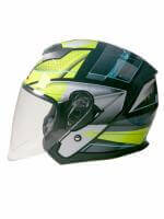 AiM Шлем открытый JK526 Yellow/Grey/Black в Саратове