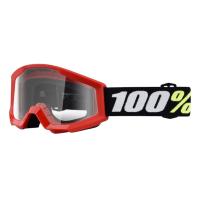 100% Очки детские Strata Mini Goggle Red/Clear Lens 2025 в Саратове