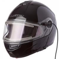 LS2 Мотошлем снегоходный FF325 Strobe Electric Snow Solid Черный в Саратове
