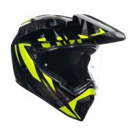 AGV Шлем AX9 E2206 V26 Steppa Carbon/Grey/Yellow Fluo в Саратове