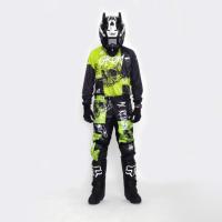 Grom Штаны кроссовые подростковые MX Religion lime в Саратове