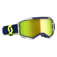 Scott Очки кроссовые Fury blue/grey yellow chrome works в Саратове