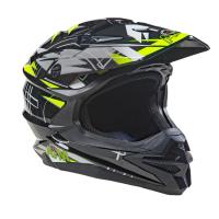 AiM Шлем кроссовый JK803S Yellow/Black в Саратове