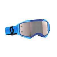 Scott Очки кроссовые Fury blue/black/silver chrome works в Саратове