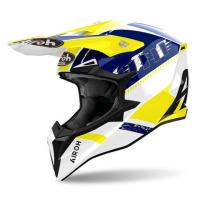 Airoh Мотошлем Wraaap Feel Yellow/Blue Gloss в Саратове