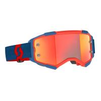 Scott Очки кроссовые Fury dark blue/neon red/orange chrome works в Саратове