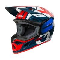 Oneal Кроссовый шлем 3Series Ride V.25 синий/белый в Саратове