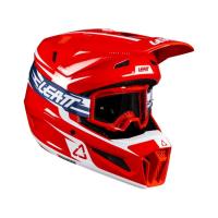 Leatt Шлем кроссовый 3.5 V26 Red + очки Vizion 3.5 в Саратове