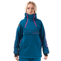 Dragonfly Куртка-анорак сноубордическая DF Uktus Woman Dark Ocean - Pink в Саратове