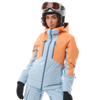 Dragonfly Куртка горнолыжная утепленная Gravity Woman 2025 Mock Orange-Light Blue в Саратове