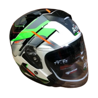 AiM Шлем JK526 Fluo-Green/White/Black в Саратове