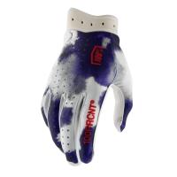 100% Мотоперчатки текстильные ITrack Blue/White 2026 в Саратове