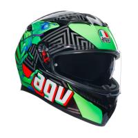AGV Шлем K3 Kamaleon Black/Red/Green в Саратове