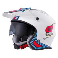ONEAL Шлем открытый Volt MN1, глянец Белый/красный в Саратове