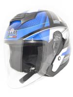 AiM Шлем открытый JK526 Blue/Grey/Black в Саратове