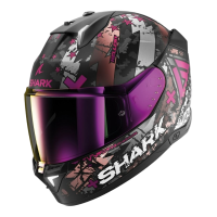 Shark Шлем Skwal i3 Hellcat Mat Black/Chrome/Violet в Саратове