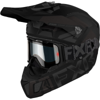 FXR Шлем Clutch Cold Stop QRS Electric 22 Black Ops в Саратове