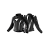 Shima Куртка Кожаная женская Miura 2.0 Black/White в Саратове