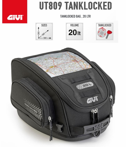 Givi Сумка на бак Tanklocked UT809 20л в Саратове