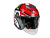 AiM Шлем открытый JK526 Red/Grey/Black в Саратове