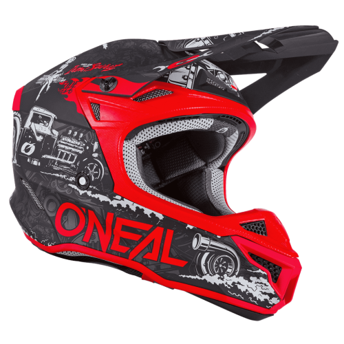 ONEAL Кроссовый шлем 5Series HR Черный/Красный в Саратове