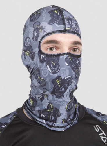 Starks Подшлемник Light Print Moto Серый принт в Саратове