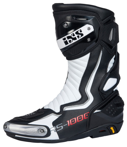 IXS Мотоботы RS-1000 черный/белый в Саратове