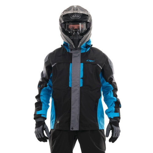 Dragonfly Куртка мембранная Quad Pro Black-Blue в Саратове