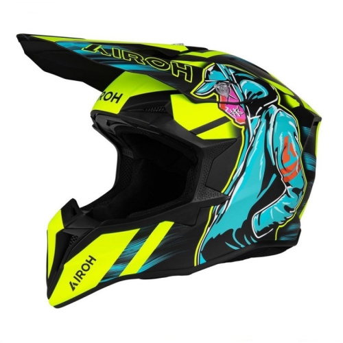 Airoh Шлем Wraaap Cyber Yellow Matt в Саратове