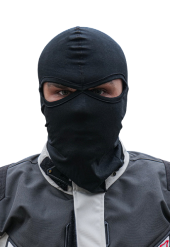 MotoLike Подшлемник Хлопок/Эластан Черный Ninja в Саратове