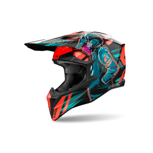 Airoh Шлем Wraaap Cyber Orange Glossy в Саратове