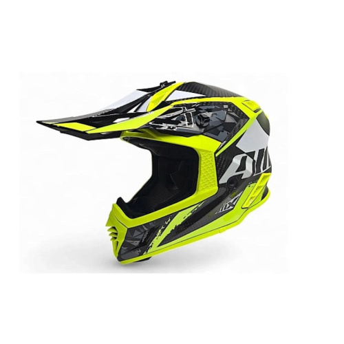 AiM Шлем RH855 Carbon Terrain Black/Yellow в Саратове